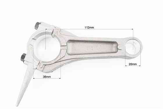 Шатун (D-36mm, d-20mm) 182F/188F/190F/192F STD Київ