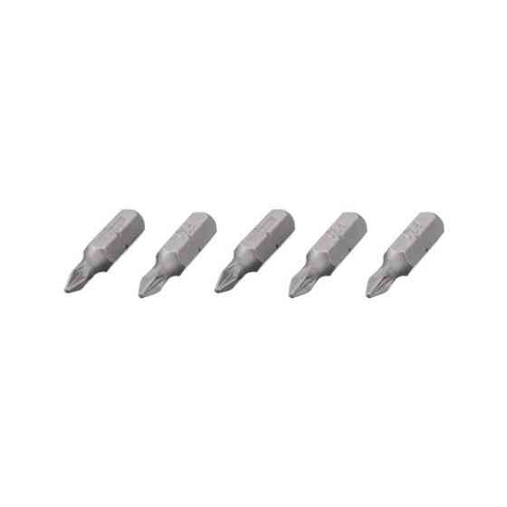Комплект викруткових насадок, PZ1, 1/4"×25 мм, ACR, S2, 5 од., STORM Львів