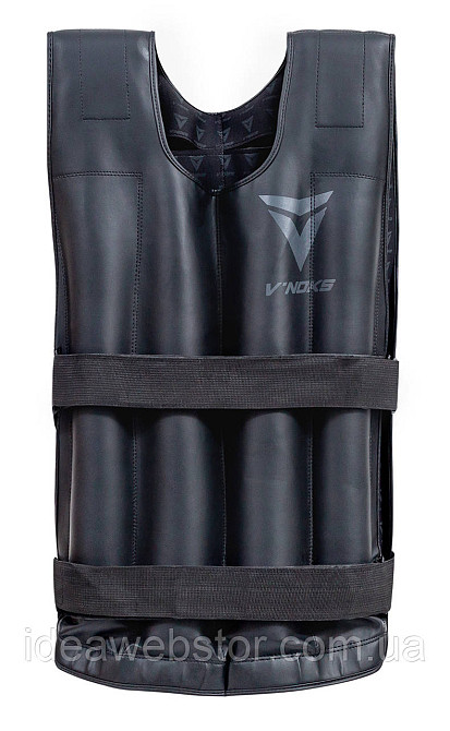 Жилет утяжелительный V`Noks Scath Grey 18 кг L/XL с регулируемыми грузами для тренировок турника брусьев фитнеса и силовых Киев - изображение 12
