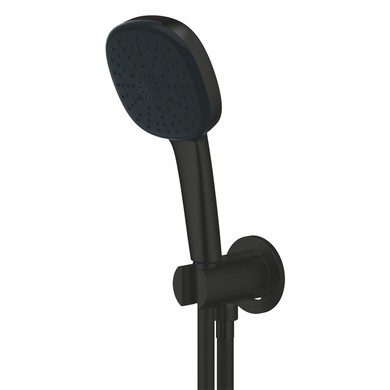 Душовий набір з настінним ручним душем Grohe Tempesta Cube 110 3 режими, чорний матовий (269102433) Київ - фото 2