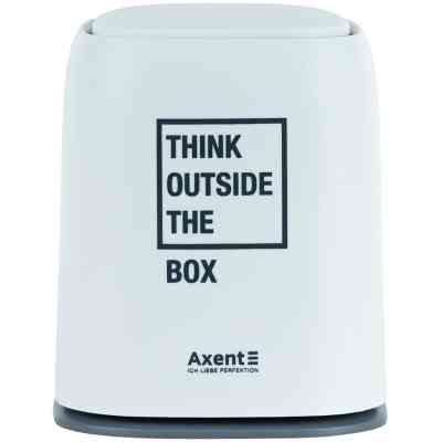 Кошик для паперів Axent Настільний контейнер для сміття, прямокутний, білий (2133-21-A) Вінниця