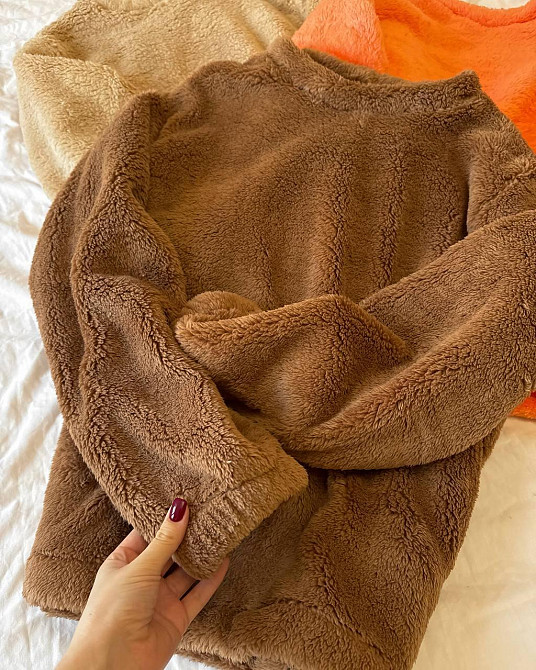 Жіноча тепла затишна піжама трійка з турецької двосторонньої махри Одеса - фото 3