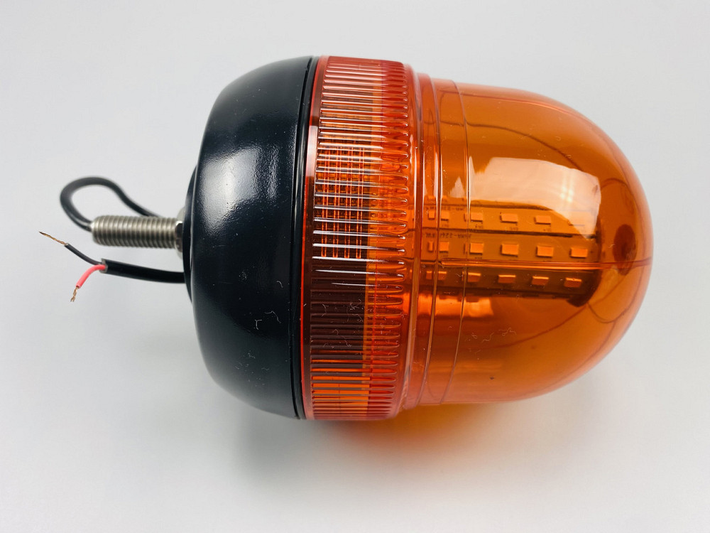 Маячок LED проблисковий 12В/24В 60 LED діодів кріплення на болт-різьблення, багатофункціональна лампа аварійна Мукачево - фото 5