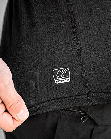 Тактична потовідвідна футболка samuray Cooltuch black Київ - фото 5
