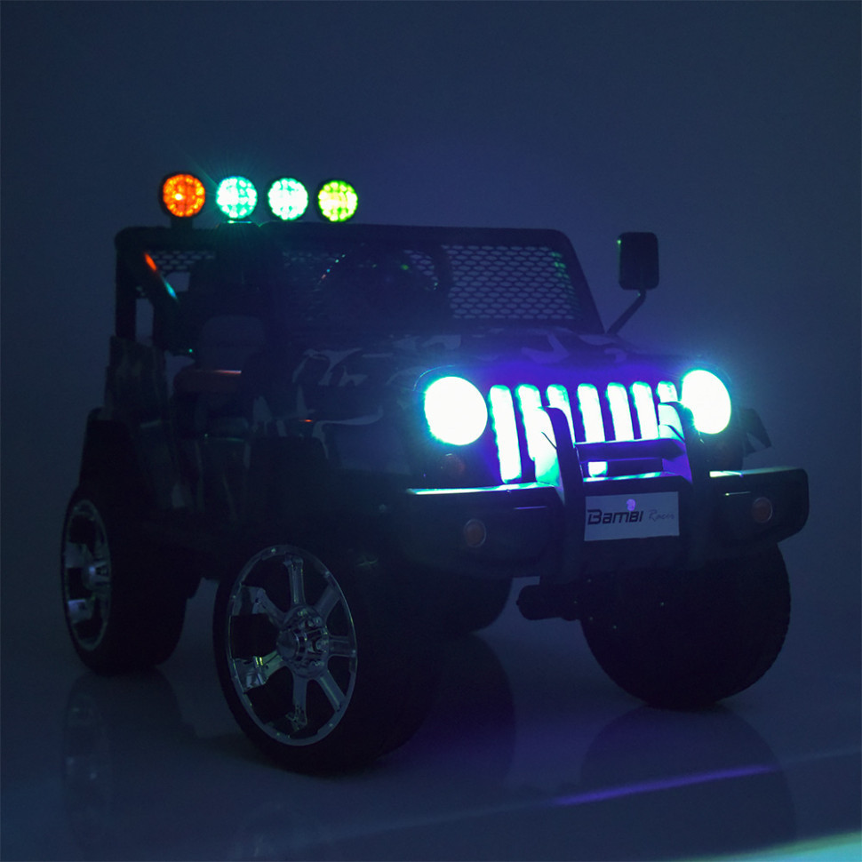 Дитячий електромобіль джип Bambi Racer M 3237EBLR-3 до 30 кг Вінниця - фото 9