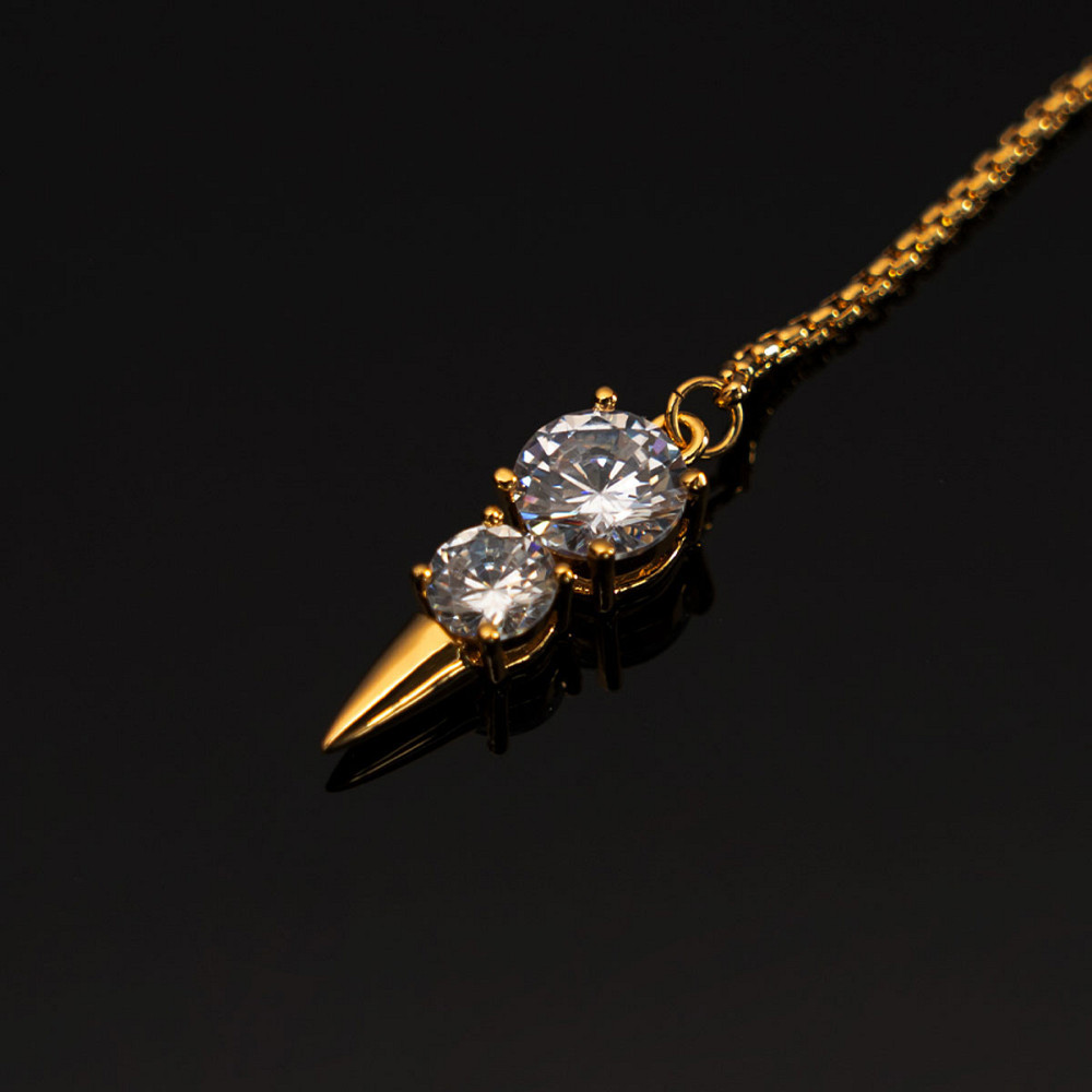Прикраси для клітора та статевих губ UPKO Non-pierced Jewelry Snowman з гірським кришталем, золотисті Sex Aura Київ - фото 4