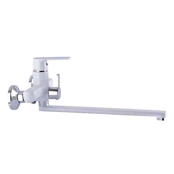 Смеситель для ванны Globus Lux Laguna GLA-0208-7-WHITE EURO (000022568) Киев