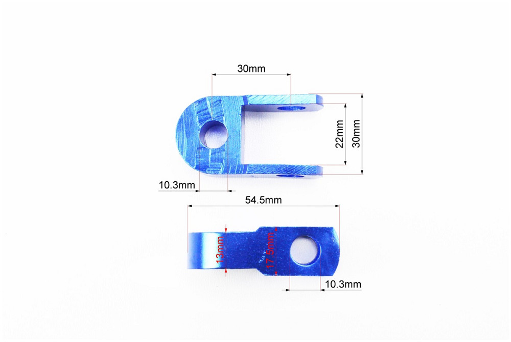 Подовжувач заднього амортизатора 30мм к-кт 2шт + болти + гайки, синій Киев - изображение 2