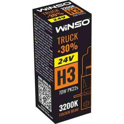 Автолампа WINSO H3 TRUCK +30 70W (724300) Винница