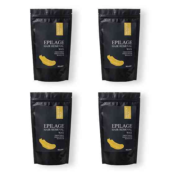 Сет Гранул для епіляції Hillary Epilage Premium Gold, 100 г (4 уп.) Київ