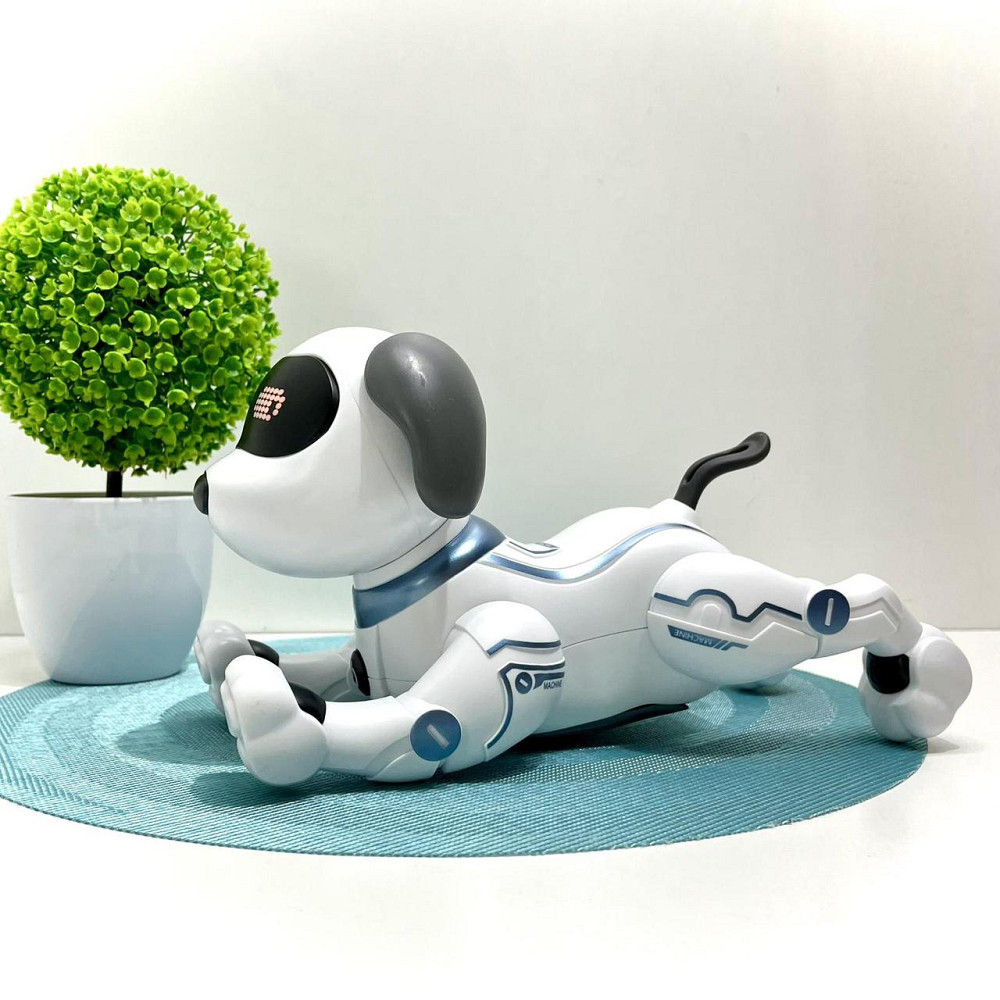 Собака-робот на радіокеруванні ходить танцює виконує голосові команди Білий (RC 0004) Чернігів - фото 7