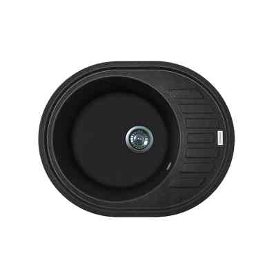 Мойка кухонная Adamant Ovum чорний (1824296100403) Вінниця