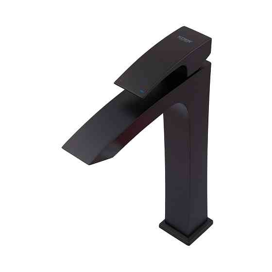 Высокий смеситель для умывальника Koer KB-11007-05 черный (KR3441) Харьков