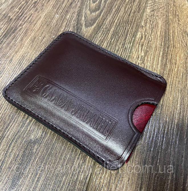 Універсальна обкладинка на посвідчення УБД з тисненням Слава Україні Київ - фото 3