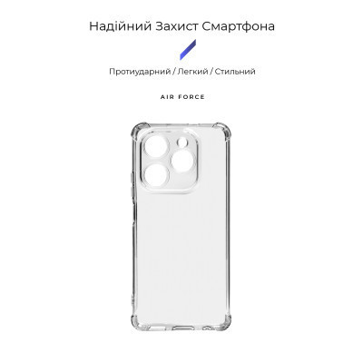 Чехол для мобильного телефона Armorstandart Air Force Tecno Spark 20 Pro (KJ6) Camera cover Transparent (ARM74394) Винница - изображение 3