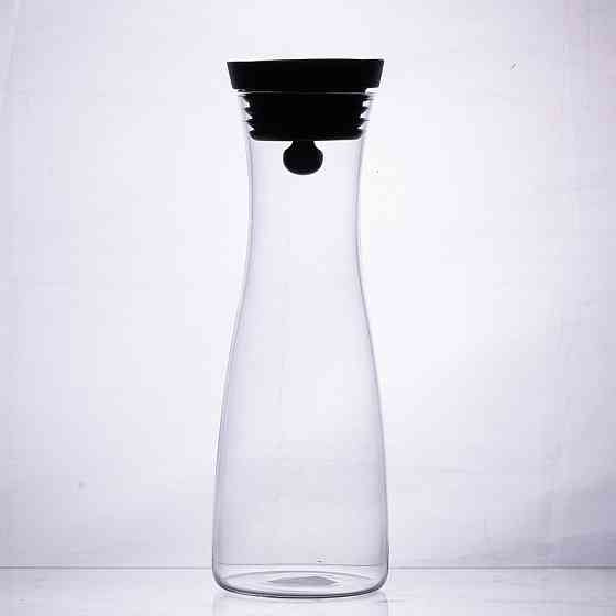 Yiwu Скляний графін із кришкою 1.5 (л) для води, соку, лимонаду HP-19-44 Коломия