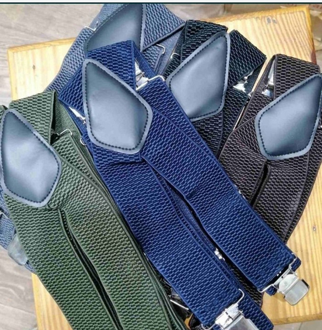 Підтяжки чоловічі тактичні чорні, сірі, коричневий, сині Київ - фото 1