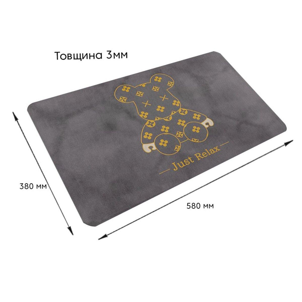 Вологопоглинаючий килимок 38х58х3мм "Просто розслабся" (D) SW-00001567 Київ - фото 3