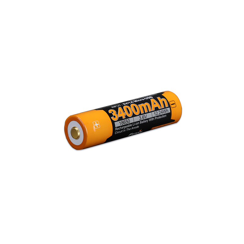 Акумулятор 18650 Fenix (3400 mAh) micro usb зарядка Киев - изображение 4
