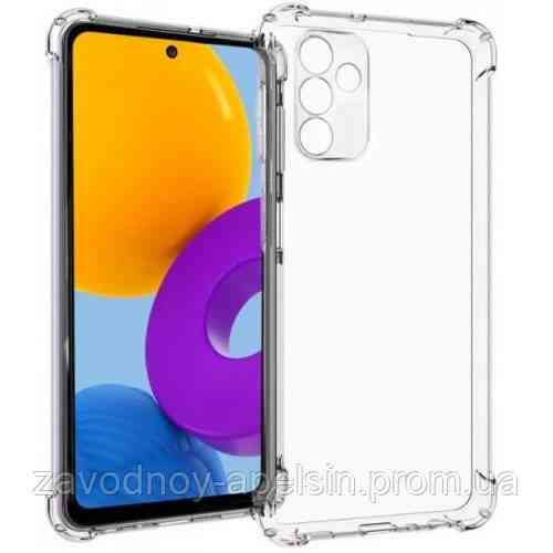 Samsung M52 M525 Чохол прозорий (захист камери + кути) Одеса