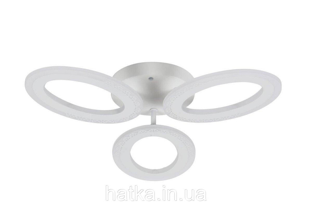 Світлодіодна люстра VALESO G 2702/3 Білий 48W Київ - фото 2