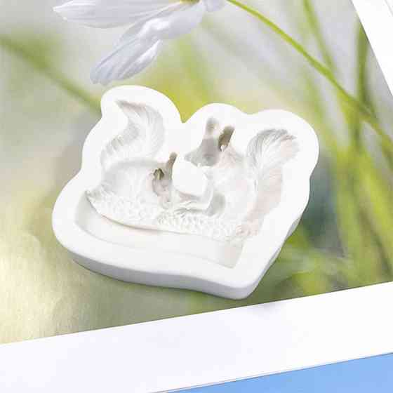 Молд силиконовый Белки 70 на 84 мм серый Киев