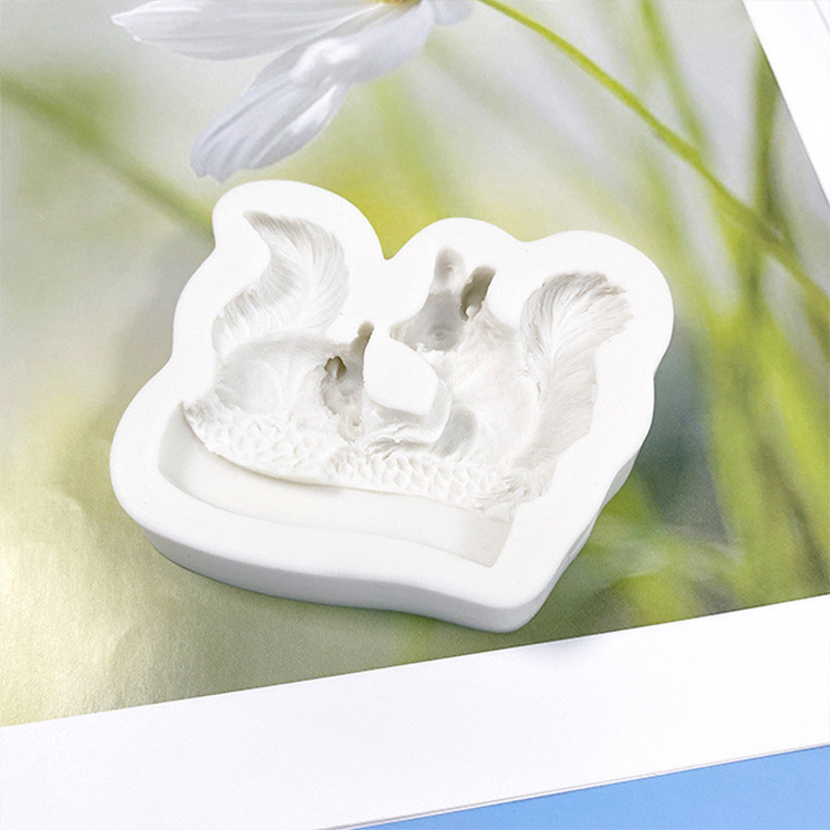 Молд силиконовый Белки 70 на 84 мм серый Киев - изображение 6