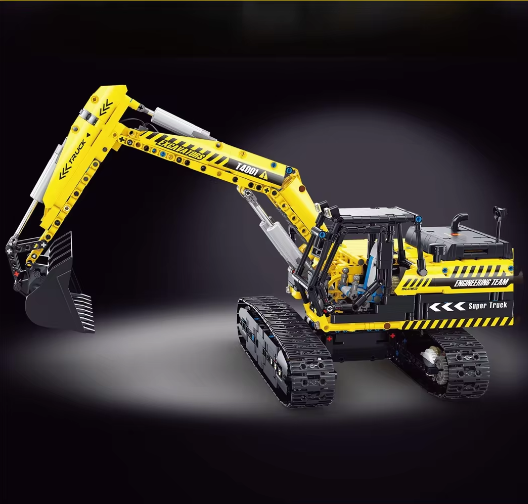 Конструктор дитячий екскаватор на дистанційному управлінні на 2068 деталей Кам'янець-Подільський - фото 5