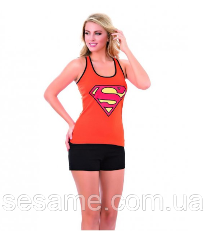 Піжама жіноча комплект для сну Двійка майка та шорти ТМ Intimo S-M 6852 (Туреччина) Харків - фото 1