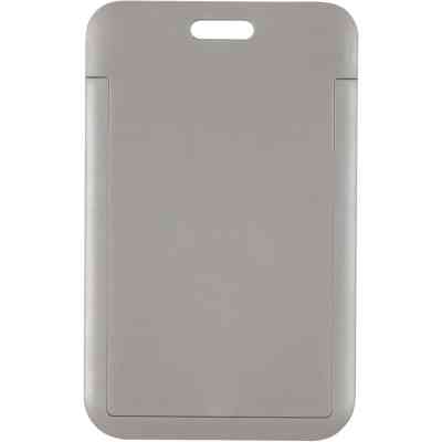 Бейдж Axent слайдер вертикальний, 54х85мм , теплий сірий (4500V-03-A) Вінниця