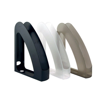 Лоток для бумаг Арника вертикальный РАДУГА,передняя стенка, дымчатый (80535) Винница - изображение 1