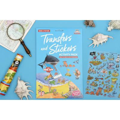 Набор для творчества Scribble down Набор переводных наклеек с онлайн приложением Остров пиратск (SD/20) Винница - изображение 7