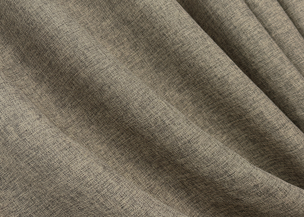 Комплект коротких штор VR-Textil Льон Мішковина № 1770ш Какао 130х170см 2 шт (35-0376) Київ - фото 4