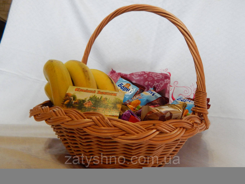 Фруктовий подарунковий кошик Київ - фото 7