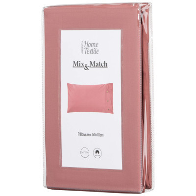 Наволочка Ardesto Mix&amp;Match 50х70 100% бавовна, сатин коричневий світлий (ART5070PCO) Вінниця - фото 2