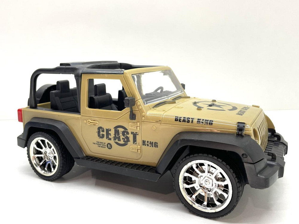 Джип позашляховик з гумовими колесами на радіокеруванні Коричневий (9088-6AD) Чернігів - фото 2