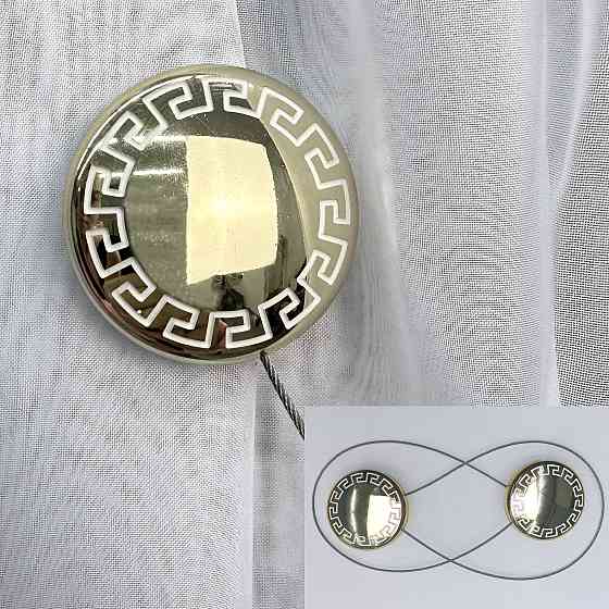 Магниты для штор и гардин Афина 2 шт Золотистый (81-270) Киев