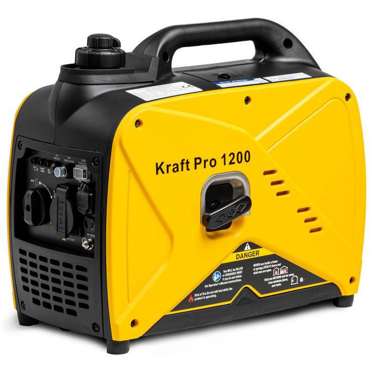 Генератор бензиновий інверторний RANGER Kraft Pro 1200 (RA 7752) 1/1.1 кВт з ручним запуском Київ - фото 1