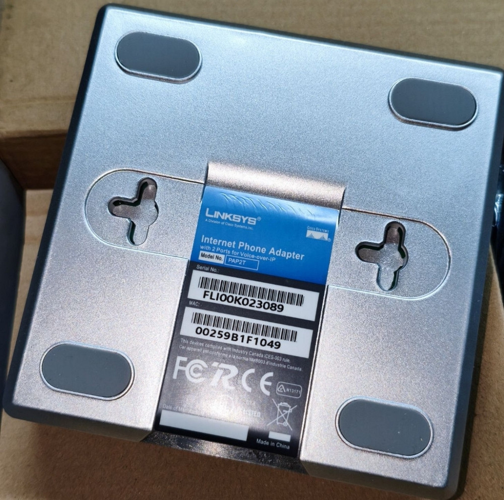 VoIP-адаптер Linksys PAP2T (2 порта) для IP-телефонии Харьков - изображение 4