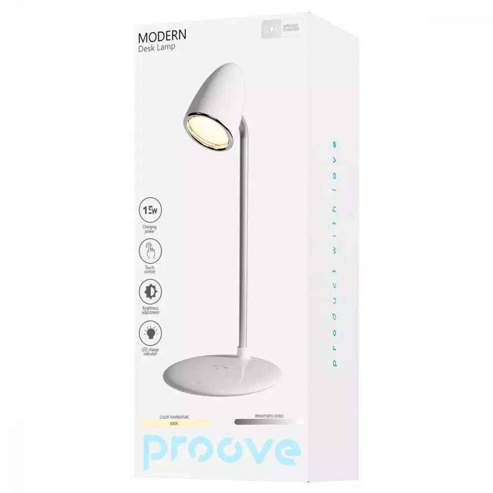Настільна лампа з Бездротовою Зарядкою до телефона Proove Modern Коломыя - изображение 7