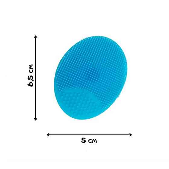 Силіконова мочалка для купання новонароджених MGZ-0923(Blue) Вінниця