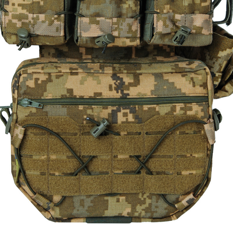 Плитоноска тактична Warmor Gen.3 Pro Max зі швидким скиданням з підсумками (Піксель) Вінниця - фото 8