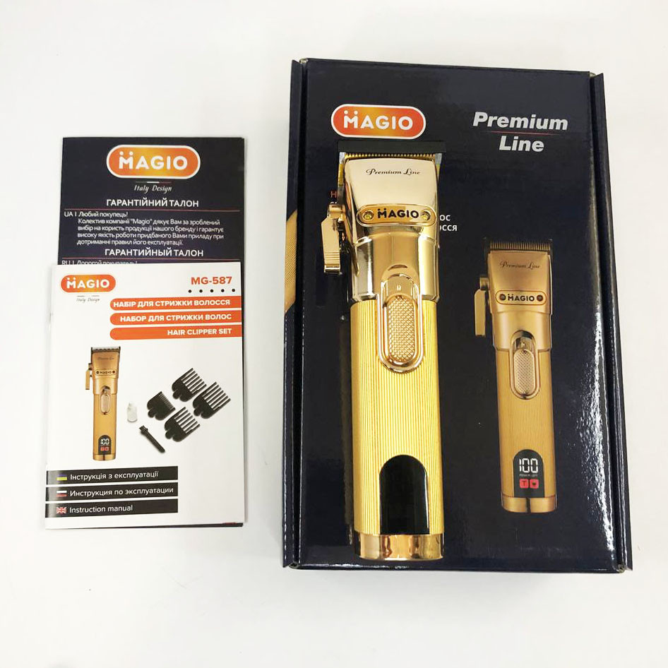 Тример для волосся портативний MAGIO MG-587, Чоловічий тример для окантовки Машинка стрижки хороша PK-39 Львів - фото 12