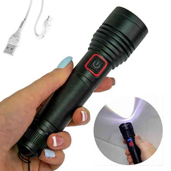 Потужний акумуляторний ліхтар USB,15 Вт,X-Balog BL-P02-P50 SBR Київ