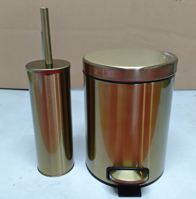Йоржик для унітазу підлоговий Mixxus Ellipse-TB0202 Brushed Gold (колір матове золото) (MI8401)   ( 21483 ) Харків - фото 4