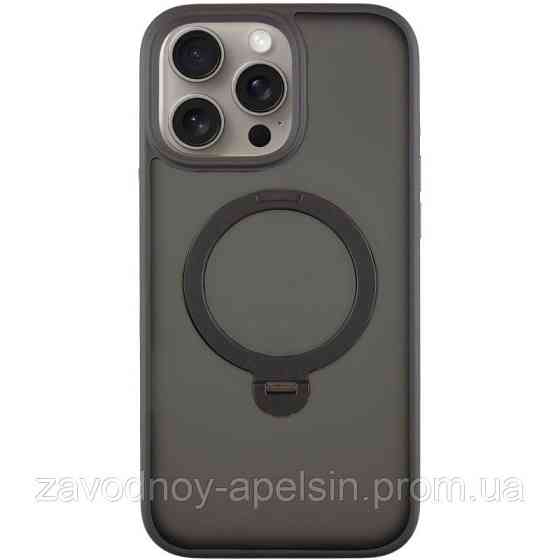 Iphone 15 Pro Max Матовый чехол Откидной магсейф (TPU+PC) Одесса