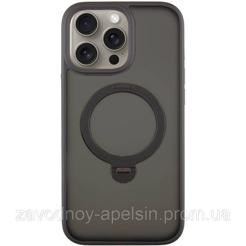 Iphone 15 Pro Max Матовий чохол Відкидний магсейф (TPU+PC) Одеса - фото 1