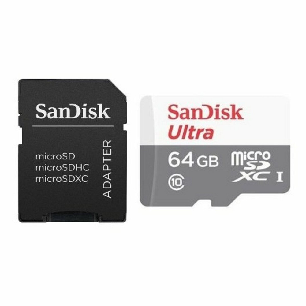 microSDXC (UHS-1) SanDisk Ultra 64Gb class 10 (80Mb/s) (adapter SD) Киев - изображение 1