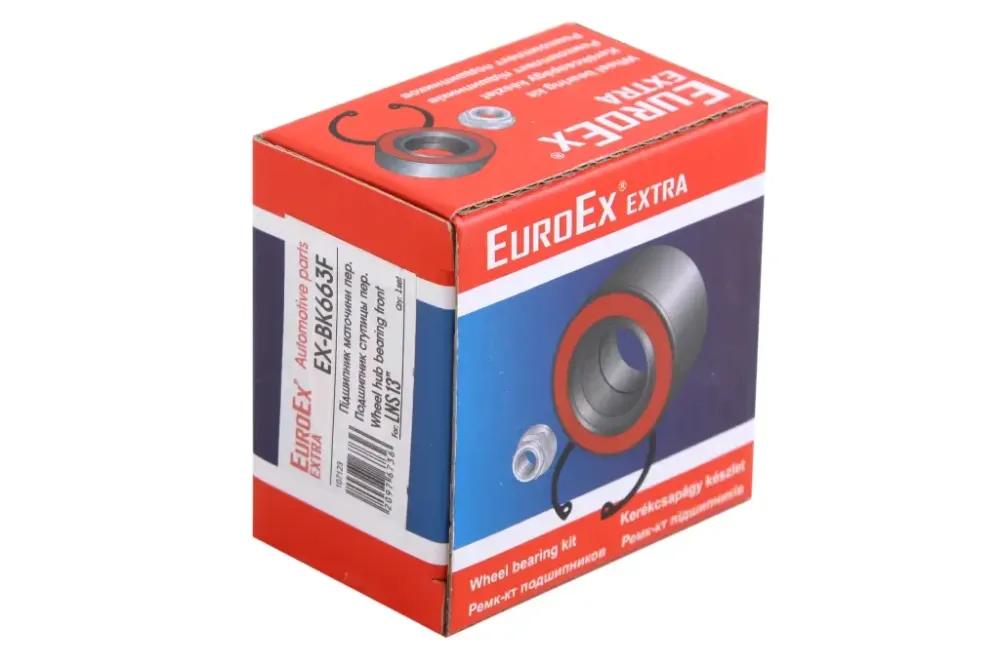 Подшипник ступицы Lanos передний 1.5 EuroEx + 2 стоп. кольца + шплинт Винница - изображение 2