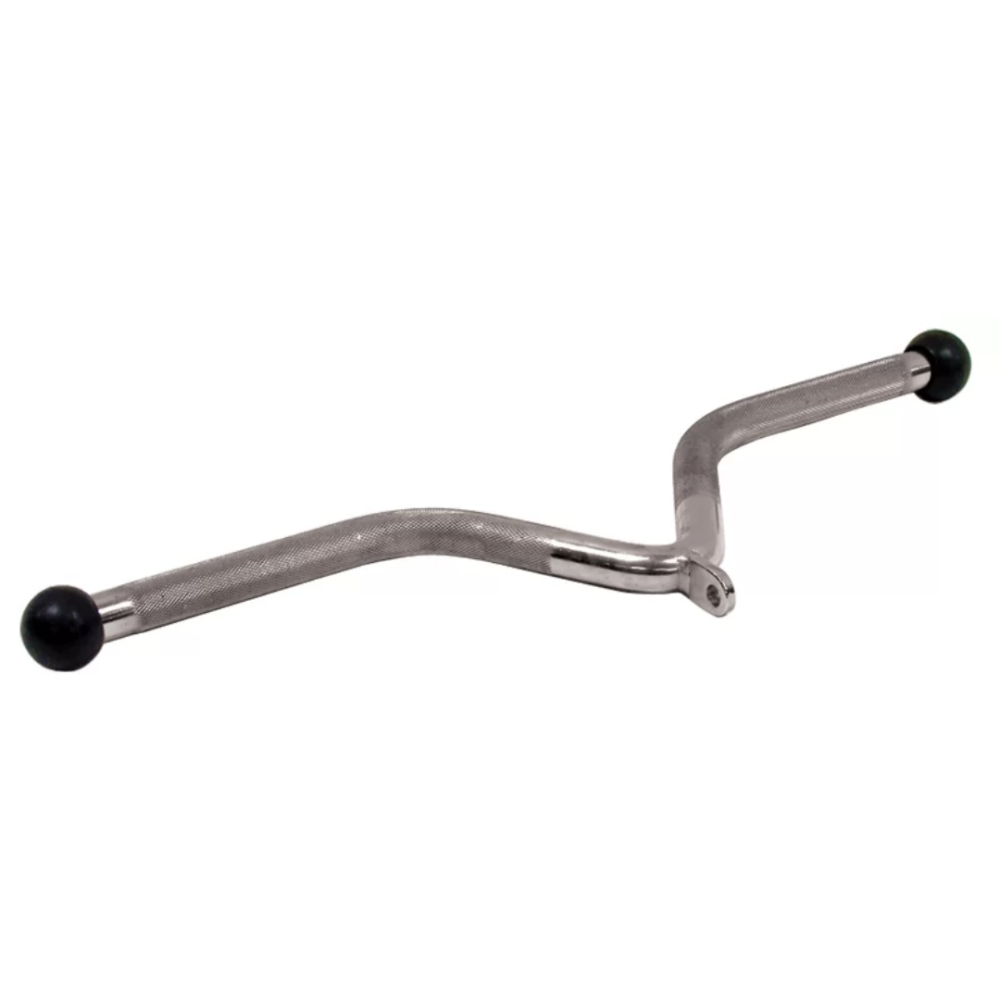 Ручка для верхньої тяги York Fitness V-подібна багатофункціональна з гумовими наконечниками, хром Киев - изображение 1